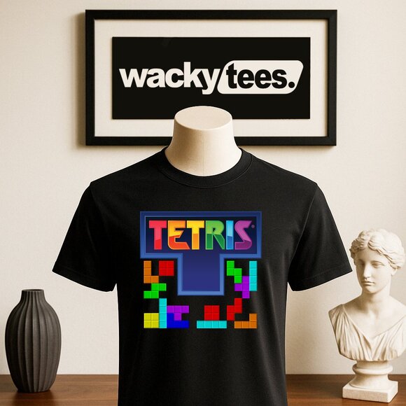 Other - Tetris Brick Game Retro Classic Graphic Tee Shirt